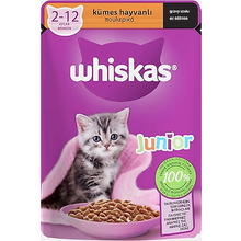 Whiskas 24x85 gr Kümes Hayvanlı Pouch Poşet Yavru Kedi Maması