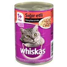 Whiskas 400 gr +1 Yaş Sığırlı Gravy Sos İçinde Konserve Yaş Kedi Maması
