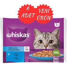 Whiskas 6 Adet 4x85 gr Somonlu Ton Balıklı Kedi Maması
