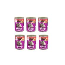 Whiskas 6x400 gr Sığır Etli Kedi Mama Konserve