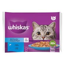 Whiskas 85 gr 4 Adet Pouch Balık Çeşitleri Kedi Yaş Maması