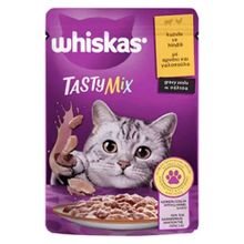 Whiskas 85 gr Pouch Tastymix Sos İçinde Kuzulu ve Hindili Yetişkin Kedi Konservesi