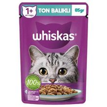Whiskas 85 gr Ton Balıklı Poşet Yaş Mama