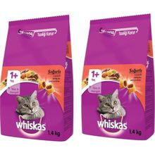 Whiskas Sığır Etli 2x1,4 kg Yetişkin Kedi Maması