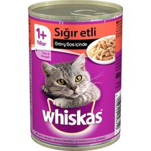 Whiskas Sığır Etli 4x400 gr Yaş Kedi Maması