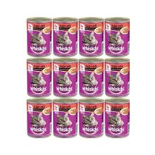Whiskas Sığır Etli Konserve Yetişkin 12 x 400 gr Kedi Yaş Maması