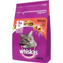 Whiskas Sığır Etli ve Havuçlu Yetişkin 300 gr Kedi Maması