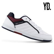 Wickers 1777 Beyaz Lacivert Bordo Erkek Spor Ayakkabı