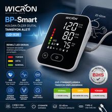 wicron Tansiyon Aleti Koldan Ölçer Tam Otomatik Geniş Renkli Ekran Düzensiz Tansiyon Uyarılı LD528