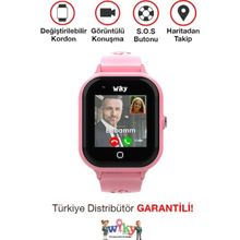 Wiky Watch 4S Pembe Akıllı Çocuk Saat Teşhir- Outlet