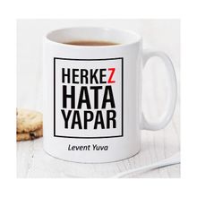 Wildlebend Pi103 Herkes Hata Yapar Kişiye Özel Kupa