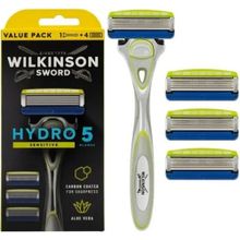 Wilkinson Sword Hydro 5 Sensitive 4 Yedek Kartuş Aloe Veralı Tıraş Bıçağı Sapı