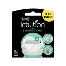 Wilkinson Sword Intuition Sensitive Care Kendinden Sabunlu 4 Bıçaklı 6 Yedek Kadın Tıraş Bıçağı Kartuş