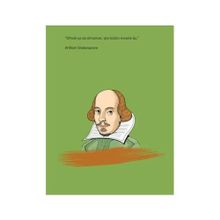 William Shakespeare Desenli Ciltli Defter - Salon Yayınları