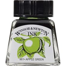 Winsor Newton 011 Apple Green 14 ml Çizim Mürekkebi