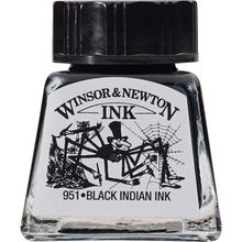 Winsor Newton 030 Black Indian 14 ml Çizim Mürekkebi