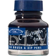 Winsor Newton 034 Blue Black 30 ml Kaligrafi Mürekkebi