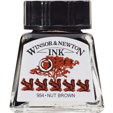 Winsor Newton 441 Nut Brown 14 ml Çizim Mürekkebi