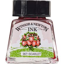 Winsor Newton 601 scarlet 14 ml Çizim Mürekkebi