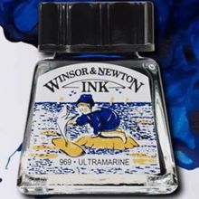 Winsor Newton 660 Ultramarine Çini Çizim Mürekkebi