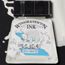 Winsor Newton 702 White Çini Çizim Mürekkebi