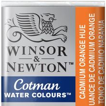 Winsor Newton Cadmium Orange Hue 090 Yarım Tablet Sulu Boya