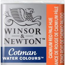 Winsor Newton Cadmium Red Pale Hue 103 Yarım Tablet Sulu Boya