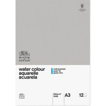 Winsor & Newton : Classic : Sulu Boya Bloknot : Soğuk Baskı : 300 Gr : A3