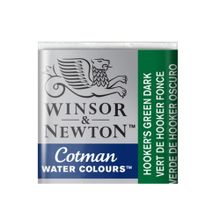 Winsor & Newton Cotman Yarım Tablet Sulu Boya Hooker’s Green Dark 312