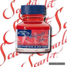 Winsor & Newton N:601 Scarlet Kaligrafi Mürekkebi