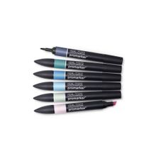 Winsor Newton Promarker Gökyüzü Tonları Seti 6 Renk Grafik Kalemi