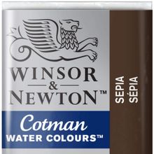 Winsor Newton Sepia 609 Yarım Tablet Sulu Boya