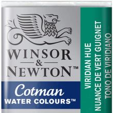 Winsor & Newton Viridian Hue 696 Yarım Tablet Sulu Boya