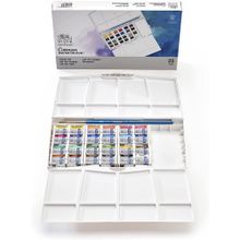 Winsor&Newton Cotman 24 Adet Yarım Tablet Plus Sulu Boya Seti