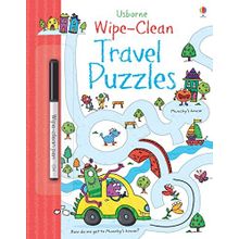 Wipe Clean Travel Puzzles-Usborne Publishing