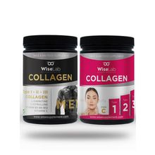 Wiselab Beauty Collagen Powder Tip 1-2-3 300 gr C Vitamini + Men Tip 1-2-3 L-Carnitine L-Citrulline 300 gr Collagen