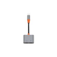 Wiwu LT09 Lightning Şarj Ve Lightning Kulaklık Dönüştürücü Adaptör