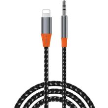 Wiwu YP06 1.2 mt Lightning Gri To 3.5mm Aux Audio Ses Kablosu
