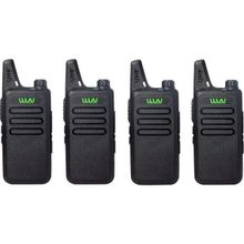Wln KD-C1 PMR Kulaklıklı 4'lü El Telsizi Seti