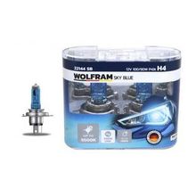 Wolfram 12 V H4 100 / 90 P43t Sky Blue Beyaz 22144 Sb Ampul