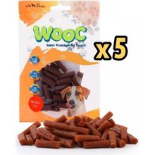 Wooc 5x80 gr Ördekli Mini Çubuk Köpek Ödül Maması