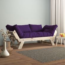 Woodesk CPT8124-210 Adalar Masif Natural-Mor Renk 2'li Kanepe