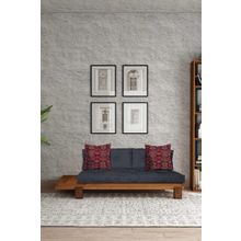 Woodesk CPT8378-200 - Lacivert Arin Masif Tik-Lacivert Renk Sedir
