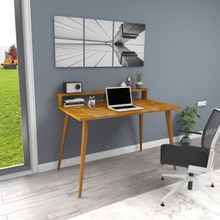 Woodface Kelly Doğal Ahşap Meşe Çalışma Masası