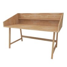 Woodface Mely Naturel Doğal Ahşap Çalışma Masası