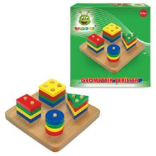 Woodoy Ahşap Renkli Geometrik Şekiller