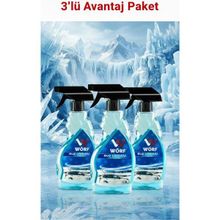 Wörf 3x500 ml Buzlanma Önleyici Oto Cam Buz Çözücü Sprey