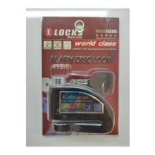 World Class Locks 110 Db Siyah Alarmlı Disk Kilidi