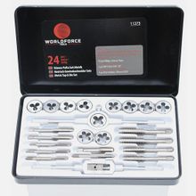 Worldforce 11375 Metrik 24 Parça Kılavuz Pafta Seti