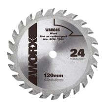 Worx WA5046 120x9.5 mm Ahşap Kesme Elmas, Daire Testere Bıçağı